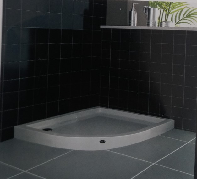 80X100 ASİMETRİK OVAL FLAT DUŞ TEKNESİ H:6 | Banyo Dükkanım