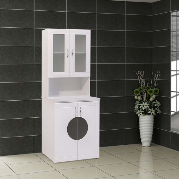 Damla 69 cm Çamaşır Makinesi Dolabı | Banyo Dükkanım