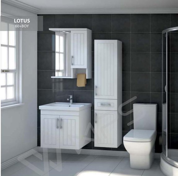 Lotus 60 cm Banyo Dolabı | Banyo Dükkanım