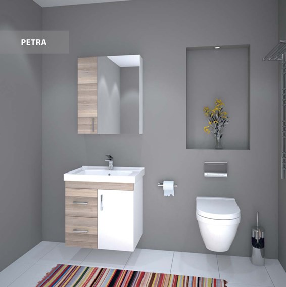 Petra 65cm Banyo Dolabı | Banyo Dükkanım