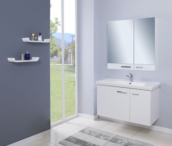 Terra 100cm Banyo Dolabı | Banyo Dükkanım